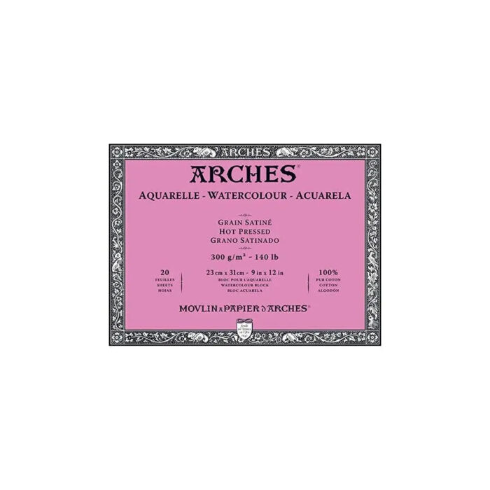 Arches Watercolour Block WHNA 20 Sheets Block GSM 300 - Image 4