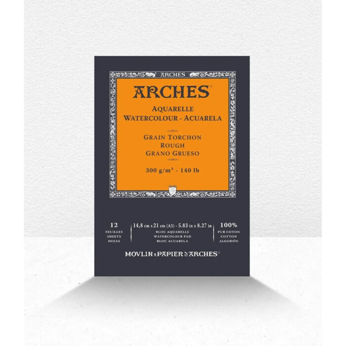 Arches Watercolour WHNA Sheet Pad 300GSM ,100% Cotton-12 SHT - Image 3