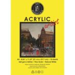 Art Essentials Artist Acrylic Natural White Fine Grain 360 GSM (Loose) - Image 2