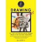 Art Essentials Artist Drawing Paper Natural White Fine Grain 180GSM - (Loose) - Image 6
