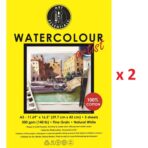 Art Essentials Artist Watercolour Paper Cold Pressed,100% Cotton,300GSM,-Poly Pack(Loose) - Image 2