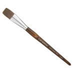 Art Essentials Kazan Synthetic Squirrel Hair Brush (Flat) Series 12016 - Image 2
