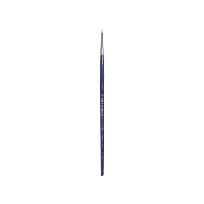 Art Essentials Oyster White Synthetic Hair Brush - Image 2