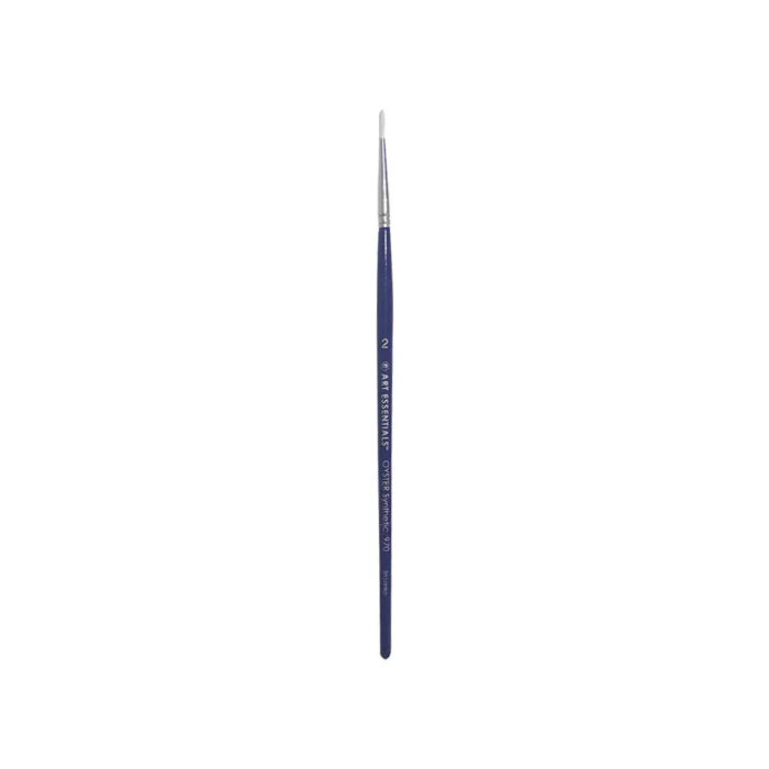 Art Essentials Oyster White Synthetic Hair Brush - Image 3