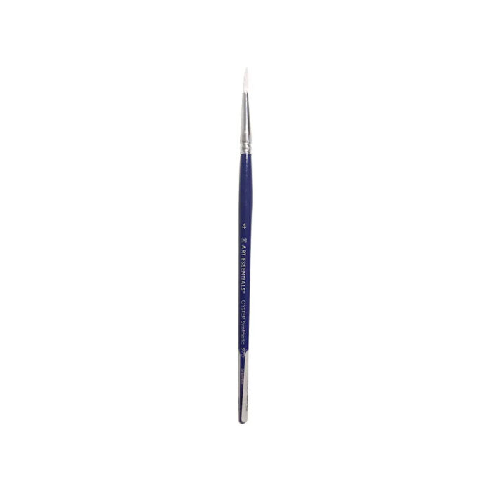 Art Essentials Oyster White Synthetic Hair Brush - Image 4