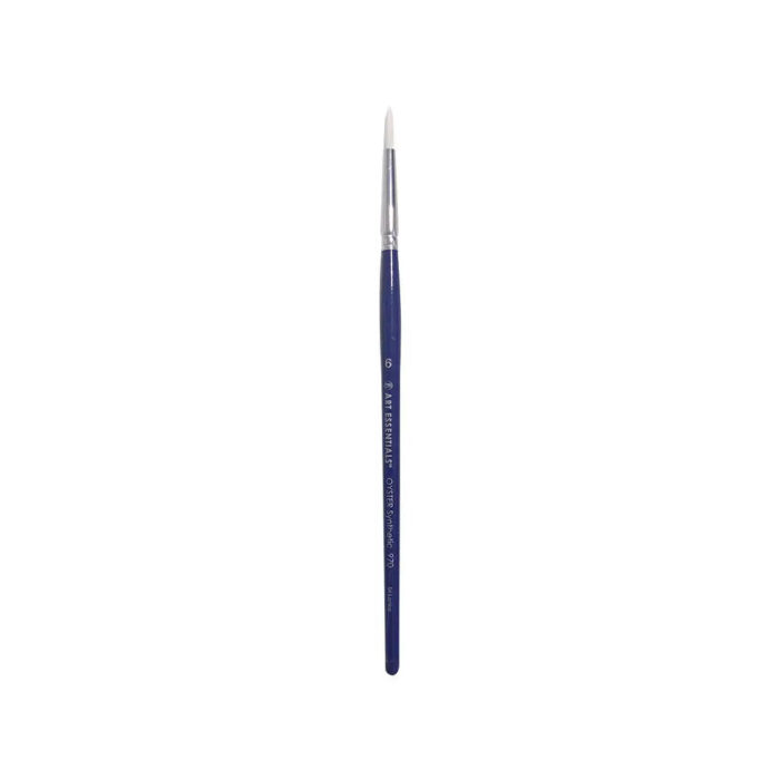 Art Essentials Oyster White Synthetic Hair Brush - Image 5