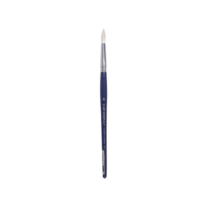 Art Essentials Oyster White Synthetic Hair Brush - Image 6