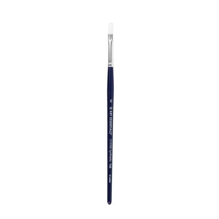 Art Essentials Oyster White Synthetic Hair Brush - Image 9