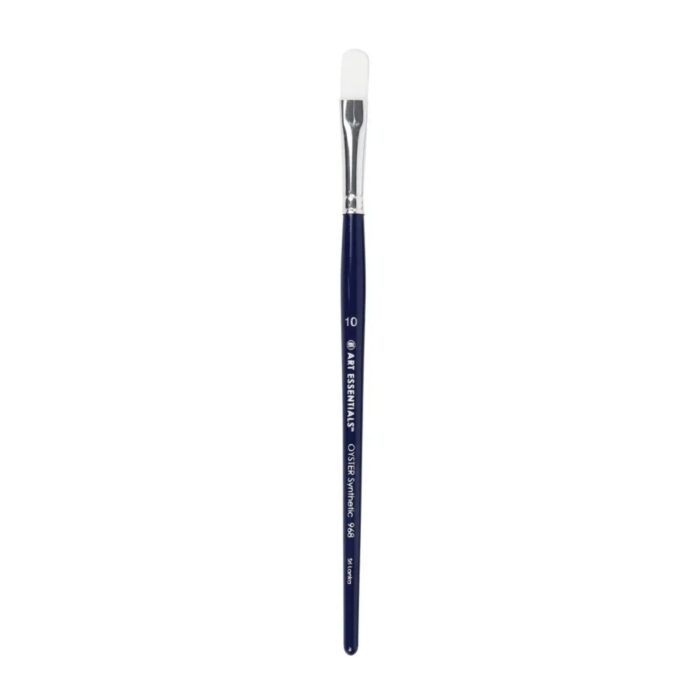 Art Essentials Oyster White Synthetic Hair Brush - Image 10