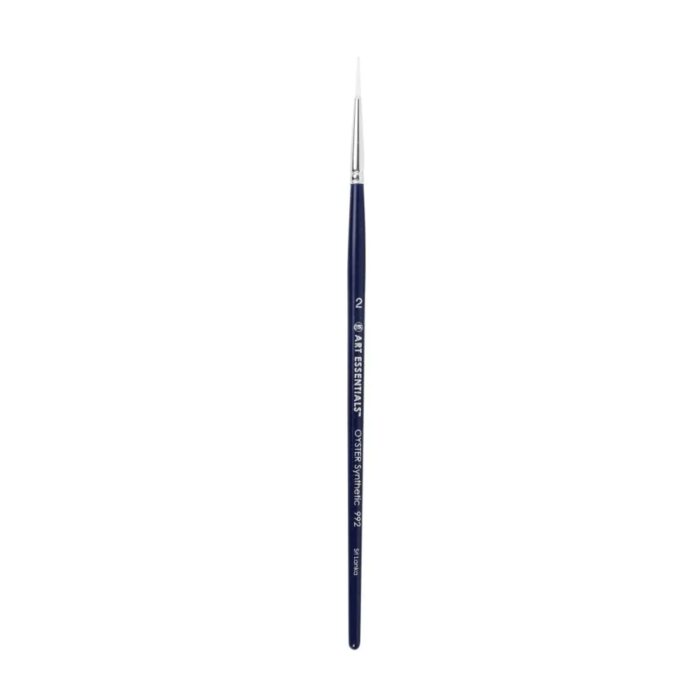Art Essentials Oyster White Synthetic Hair Brush - Image 12