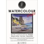Art Essentials Studio Watercolour Paper Medium Surface,Natural White,Cold Pressed 300GSM - Poly Pack(Loose) - Image 4