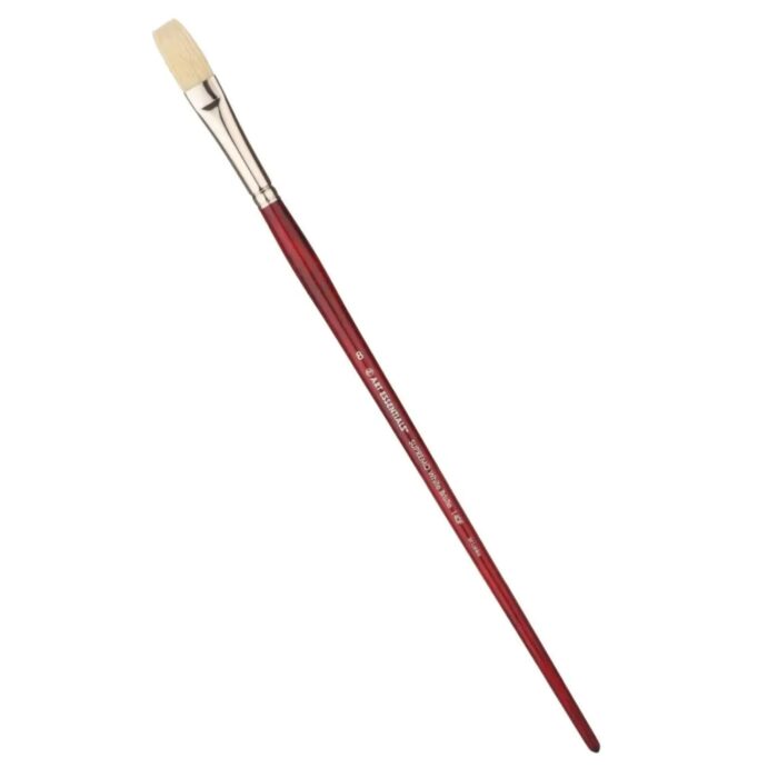 Art Essentials Supremo White Hog Bristle Brushes - Image 4