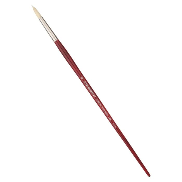 Art Essentials Supremo White Hog Bristle Brushes - Image 12