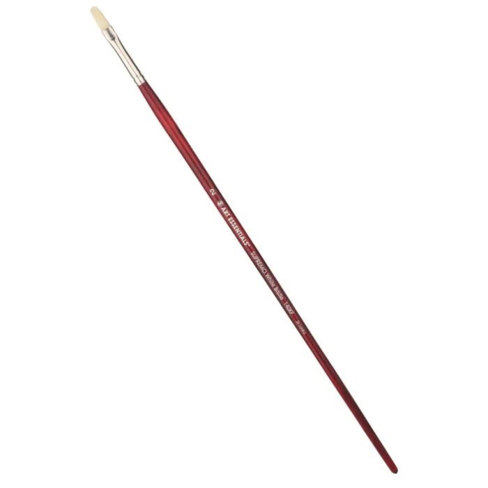 Art Essentials Supremo White Hog Bristle Brushes - Image 15