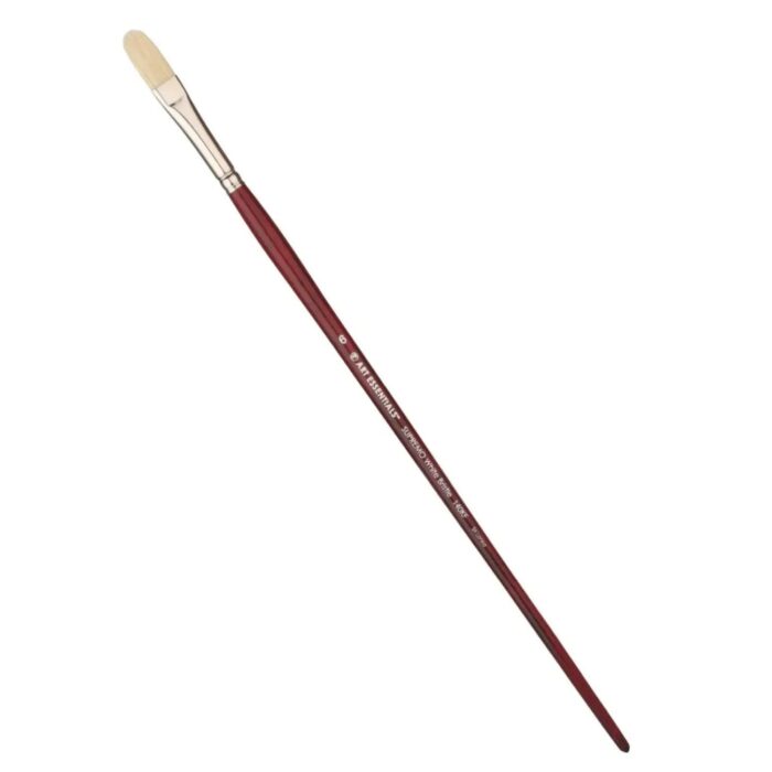 Art Essentials Supremo White Hog Bristle Brushes - Image 16