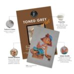 Art Essentials Toned Grey Sketching Paper - 120gsm PolyPack