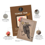 Art Essentials Toned Tan Artist Sketching Paper Medium Surface ,120 GSM - (Loose)