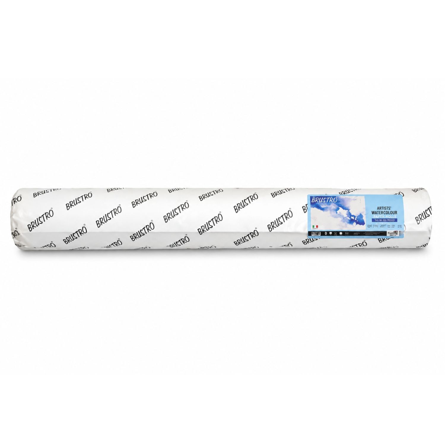 BR Paper Roll 300g Brustro Watercolour 300 GSM- Hot Pressed 66cm(26")x10 mtr Paper Roll -100% Cotton - Image 1