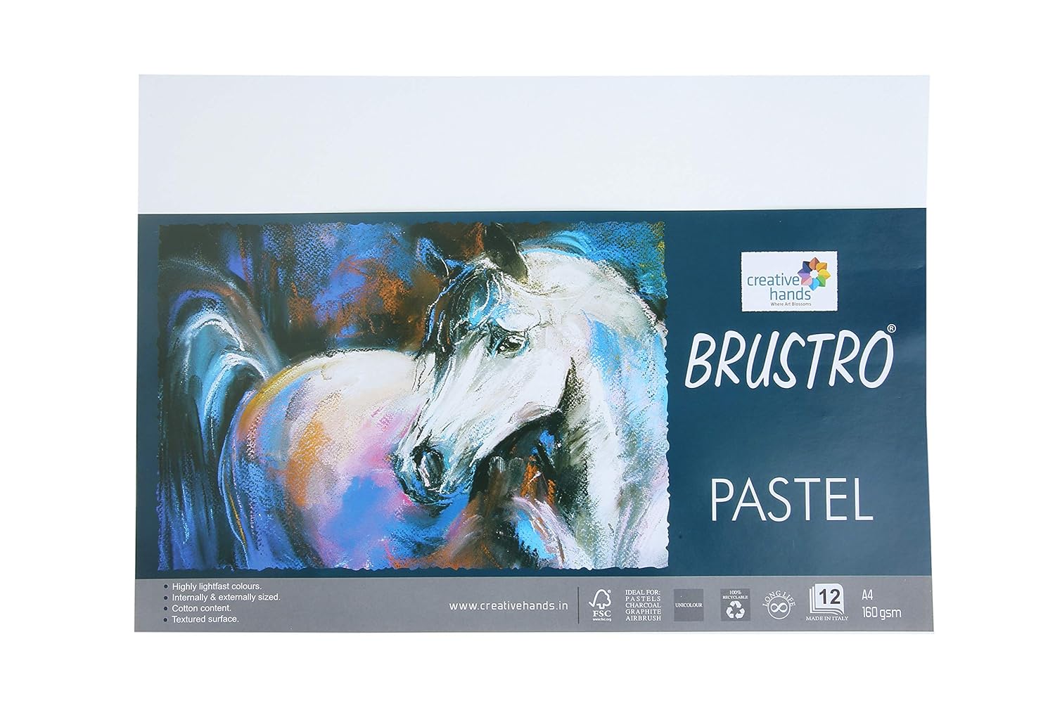 BR TZ Pastel Paper A4 Brustro Pastel Assorted-Bright 160 GSM a4