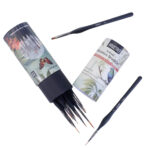 BRUSTRO Artists’ Miniature Precision Brushes – Set of 12