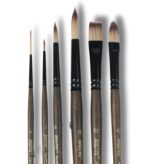 BRUSTRO AquaStrokes Artist Brushes Set of 6