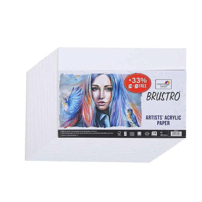 Brustro Artists Acrylic Paper 400gsm - Image 3
