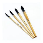 BRUSTRO Artist's Natural Hair MOP Brush Set of 4
