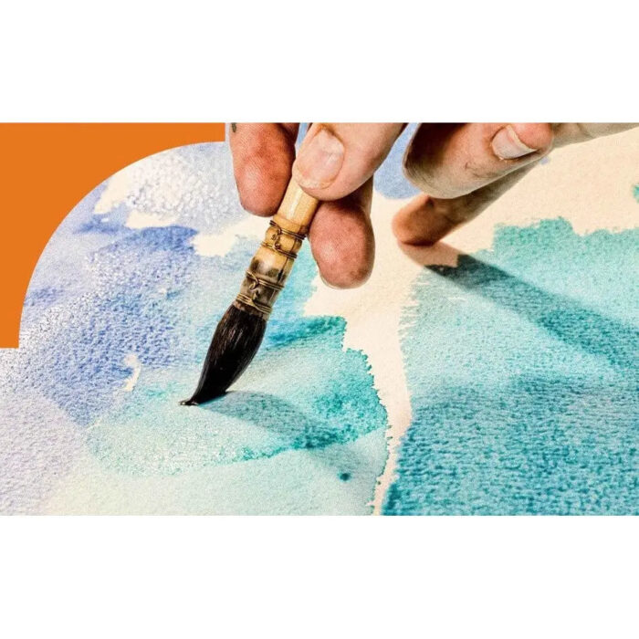 Brustro Artists Watercolour Paper 100% Cotton Assorted 300GSM- 6X3-18 Sheets,10 X14 cm - Image 1