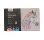 Brustro Artists' Coloured Pencils Pastel Tone Set of 36 (in Elegant tin Box) - Image 4