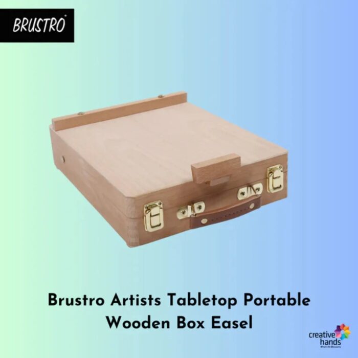 Brustro Artists' Tabletop Portable Wooden Box Easel - Image 4