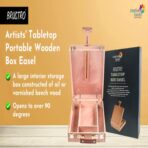 Brustro Artists' Tabletop Portable Wooden Box Easel - Image 5