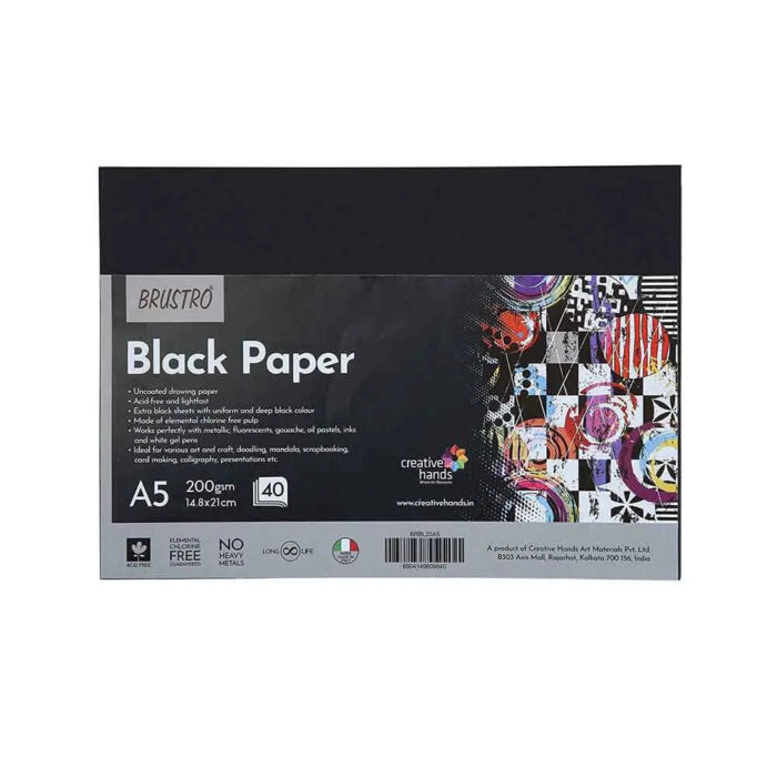 Brustro Black Paper 200 GSM - Image 3