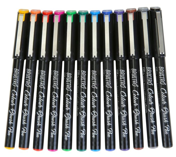 Brustro Colour Brush Pen Set of 12