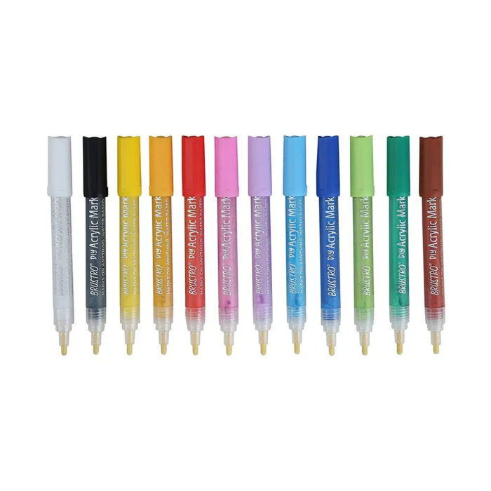 Brustro DIY Acrylic Marker 2mm Tip Set - Image 2