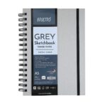 Brustro Grey Sketchbook Toned Paper