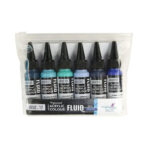 Brustro Professional Artists’ Fluid Acrylic 20 ml Beyond The Blues (Pack of 6)