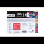 Brustro Professional Artists Acrylic Ink Set of 12 x 20ml