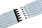 Brustro Twin Tip Alcohol-Based Marker Set of 12 Earth Tones