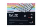 Brustro Twin Tip Alcohol-Based Marker Set of 12 Earth Tones