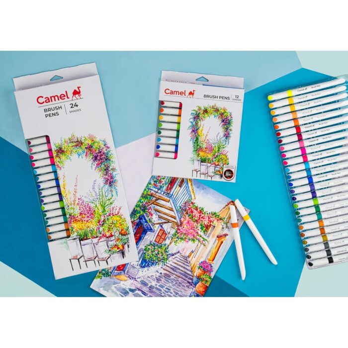 Camel Brush Pen Set 12 &24