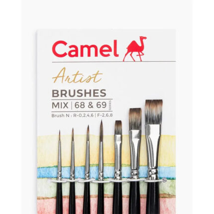 Premium Camel Artist Brushes Mix 68 & 69 Series Set