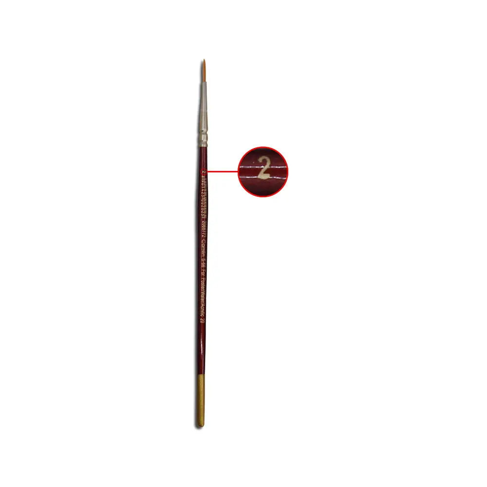 Camel Synthetic Gold Round & Flat Brush