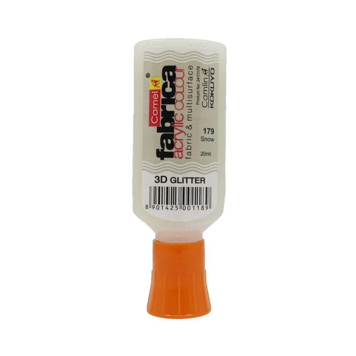 Camel Fabrica 3D Glitter Acrylic Colour 20ml (Loose Colours) - Image 3