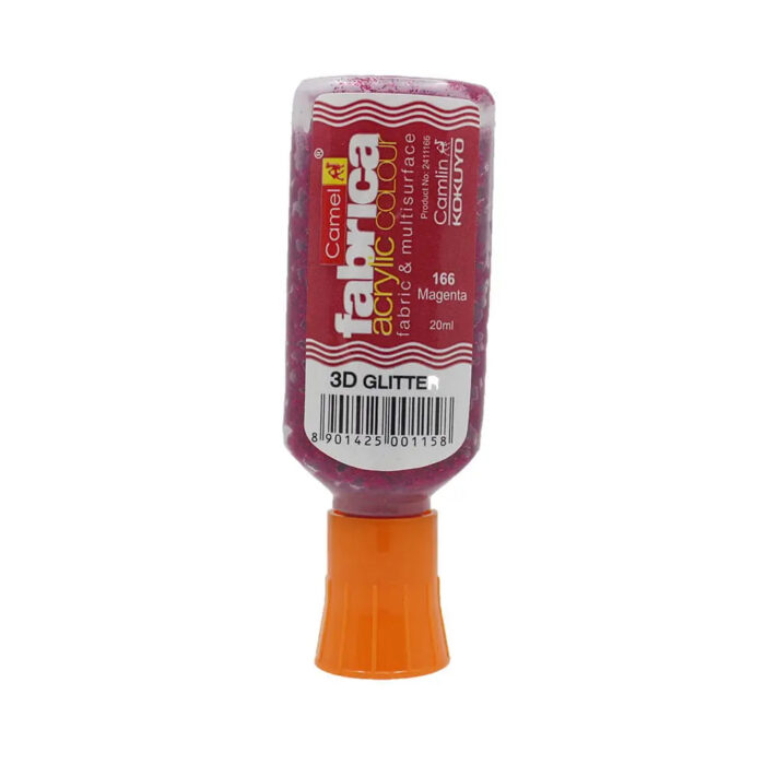 Camel Fabrica 3D Glitter Acrylic Colour 20ml (Loose Colours) - Image 4