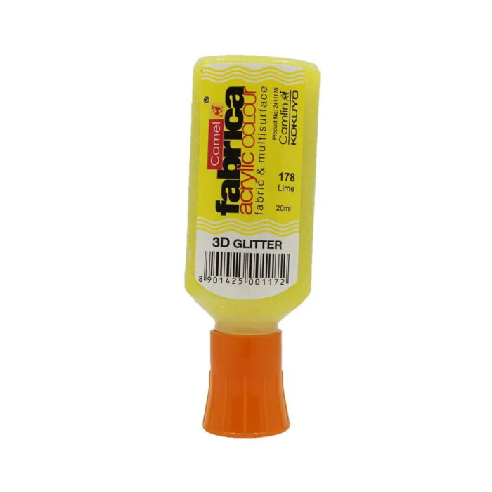 Camel Fabrica 3D Glitter Acrylic Colour 20ml (Loose Colours) - Image 6