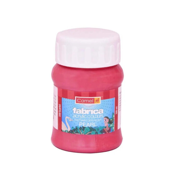Camel Fabrica Acrylic Colours Pearl (Loose Colours) 100ml - Image 1