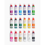 Camel Fluid Acrylic Colours Assorted Pack in18 Shades