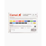 Camel Fluid Acrylic Colours Assorted Pack in18 Shades