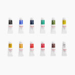 Camel Student Oil Colour Set - 12 Vibrant Colors (9ml & 20ml Tubes)