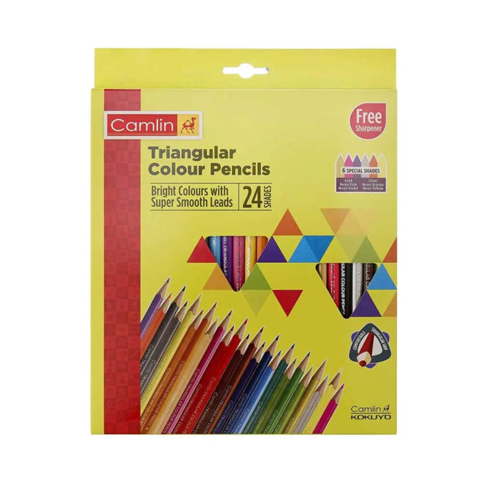 Camel Triangular Colour Pencil Set - Image 2